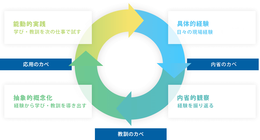 経験学習サイクルのイメージ